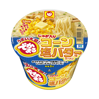 包裝設(shè)計(jì)公司推薦小丸加土豆燉鍋的玉米鹽黃油味拉面東洋水產(chǎn)包裝設(shè)計(jì)欣賞(圖1)