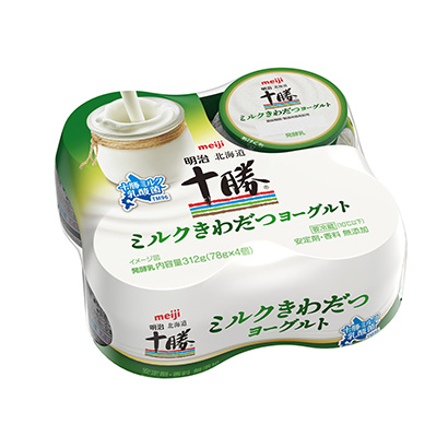 包裝設(shè)計公司推薦明治北海道十勝牛奶極品酸奶明治包裝設(shè)計欣賞(圖1)