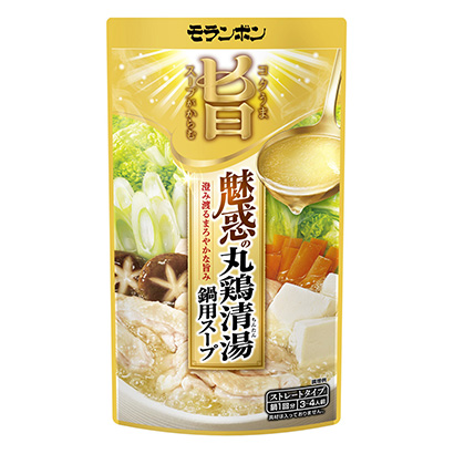 包裝設計公司推薦醇厚湯纏繞的魅惑丸雞清湯鍋用湯莫倫邦調(diào)味料包裝設計(圖1)