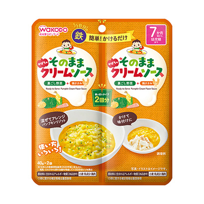 包裝設(shè)計(jì)公司推薦直接醬南瓜奶油朝日集團(tuán)嬰幼兒食品包裝設(shè)計(jì)(圖1)
