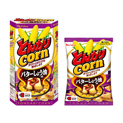 溫室尖玉米黃油醬油味溫室點(diǎn)心包裝設(shè)計(jì)(圖1)