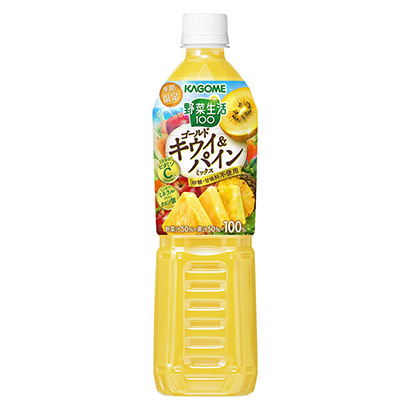 蔬菜生活金獼猴桃菠蘿混合可果美果實(shí)清涼飲料包裝設(shè)計(jì)(圖1)