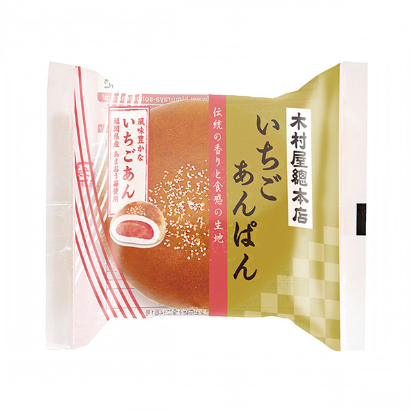 草莓豆沙木村屋總總店包裝設(shè)計(圖1)