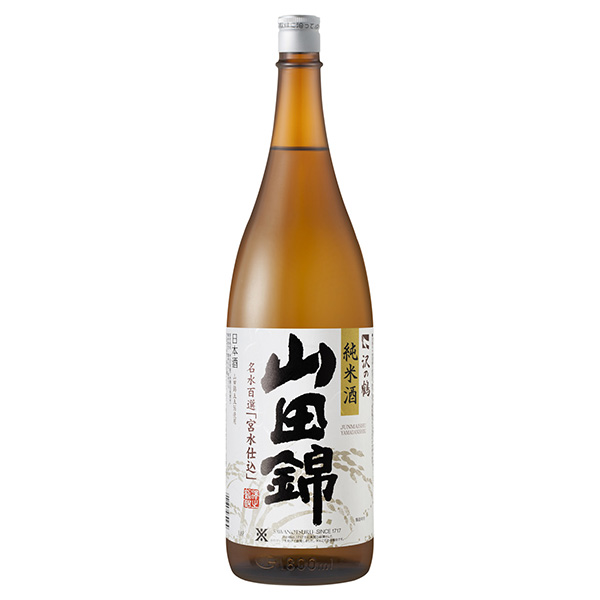 純米酒山田錦澤之鶴酒類(lèi)包裝設(shè)計(jì)(圖1)