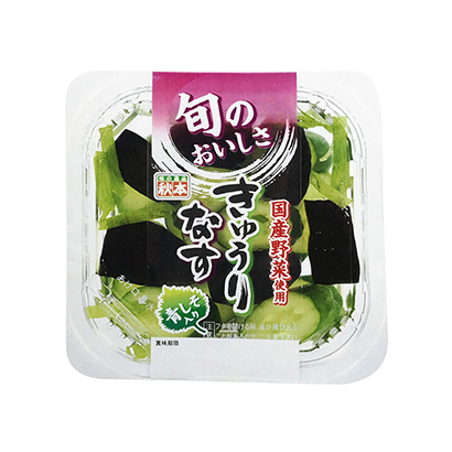 黃瓜配菜秋本食品咸菜咸煮包裝設(shè)計(jì)(圖1)