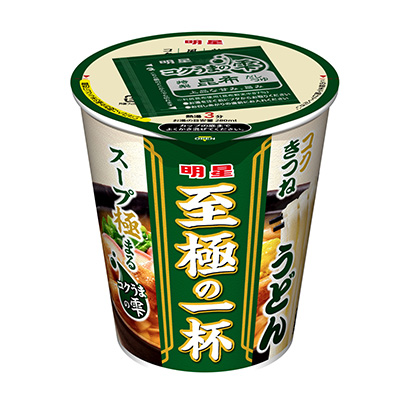 明星極致一碗醇厚狐貍烏冬面明星食品面類包裝設(shè)計(jì)(圖1)