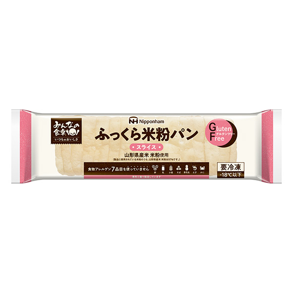 大家餐桌豐滿米粉面包切片包裝設(shè)計(jì)欣賞(圖1)