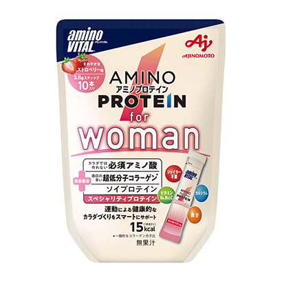 氨基生命體征氨基蛋白草莓味味精健康食品包裝設計(圖1)
