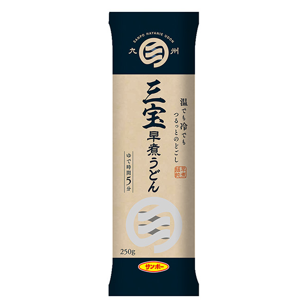 三寶早煮烏冬面包裝設(shè)計欣賞(圖1)