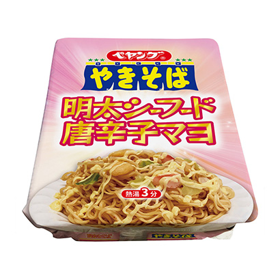 明太海鮮辣椒馬略蕎麥面簡(jiǎn)直是食品面類(lèi)包裝設(shè)計(jì)(圖1)