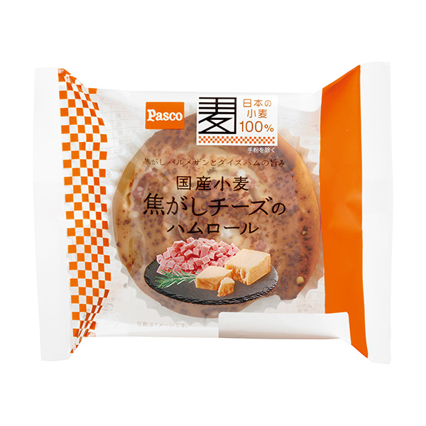 國(guó)產(chǎn)小麥烤奶酪火腿卷包裝設(shè)計(jì)欣賞(圖1)