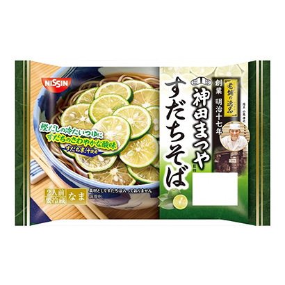 老字號精品神田松和監(jiān)修蕎麥面日清食品保鮮面類包裝設(shè)計(圖1)