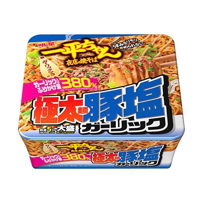明星一平夜店炒面大盛豬鹽石斛明星食品面類包裝設(shè)計(圖1)