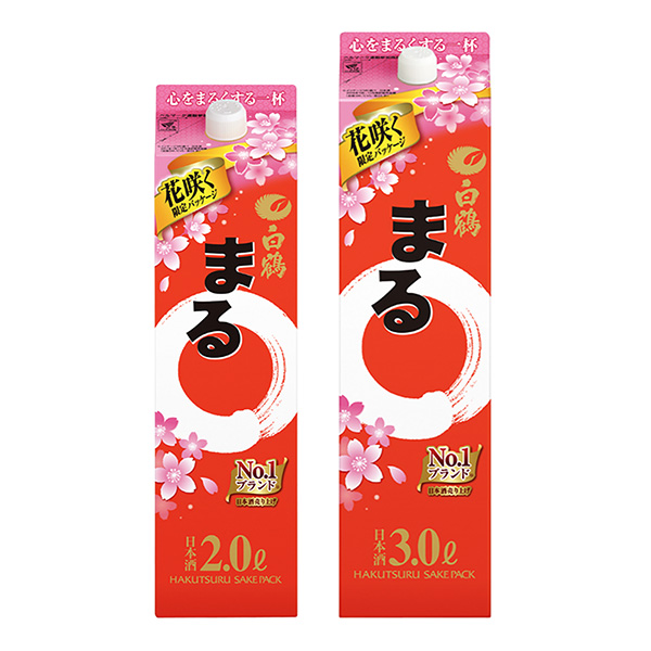 白鶴鮭魚包圓開花限定包裝包裝設(shè)計欣賞(圖1)