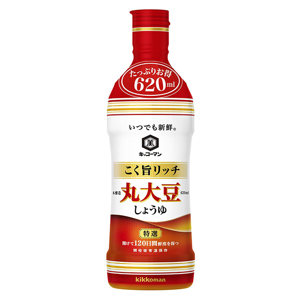 基考曼隨時新鮮濃濃特選丸大豆醬油基考曼食品食品飲料包裝設(shè)計(圖1)