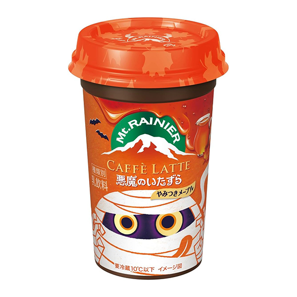 蒙托雷尼亞拿鐵咖啡惡魔的惡作劇糾纏楓森永乳業(yè)食品飲料包裝設(shè)計(圖1)
