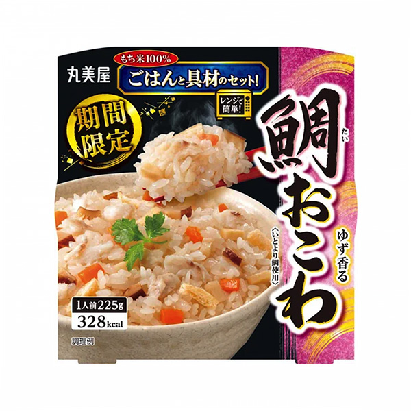 限時帶鯛魚糯米飯丸美屋食品工業(yè)食品飲料包裝設(shè)計(圖1)
