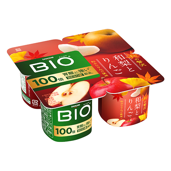 達(dá)能酸奶和梨和蘋果達(dá)能日本食品飲料包裝設(shè)計(圖1)