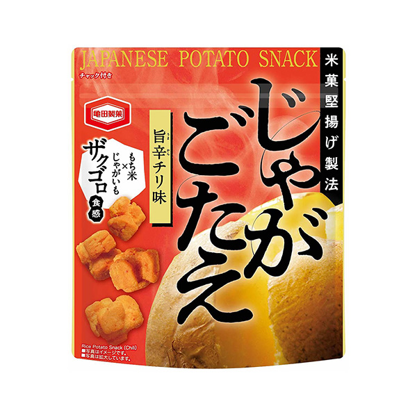 土豆燉菜鮮辣辣味龜田制果食品飲料包裝設(shè)計(jì)(圖1)