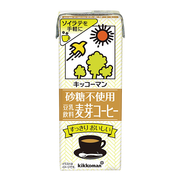 不使用基考曼糖的豆?jié){飲料麥芽咖啡基考曼異食品食品飲料包裝設(shè)計(jì)(圖1)