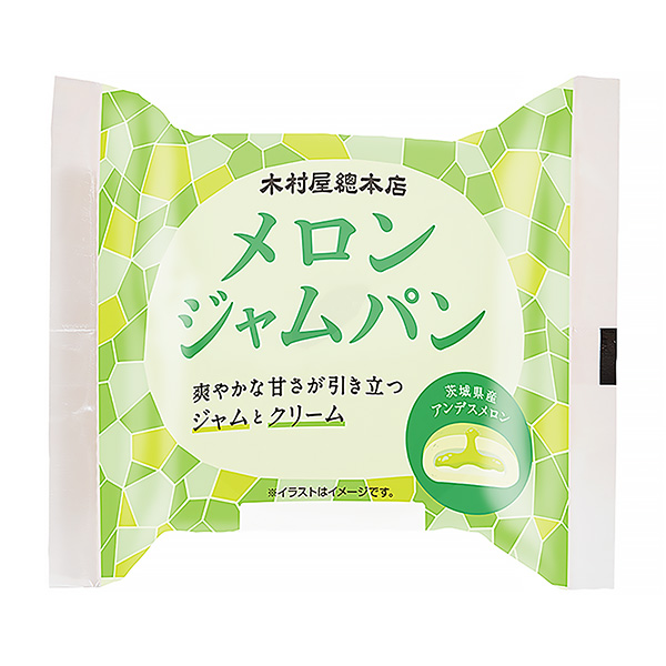 甜瓜果醬面包木村屋總總店食品飲料包裝設(shè)計(jì)(圖1)