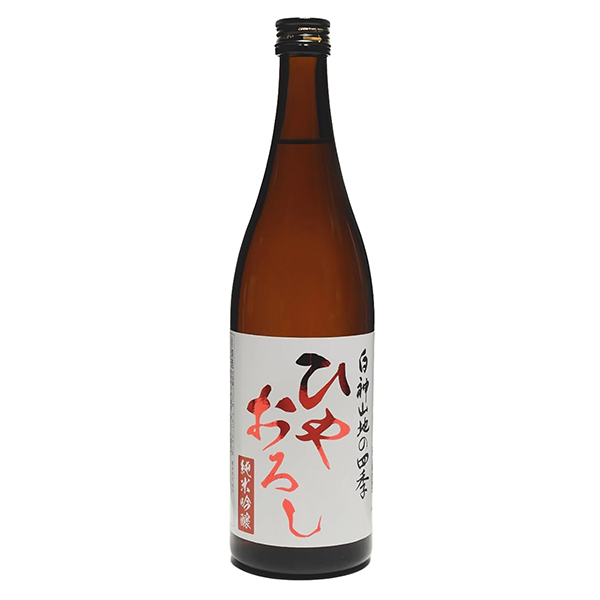 白神山地的四季冰純米吟釀日本酒類銷售食品飲料包裝設(shè)計(jì)(圖1)