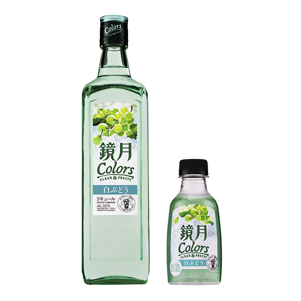包裝設(shè)計欣賞鏡月Colors ＜白葡萄＞ (三得利) 2024年10月22日發(fā)售(圖1)