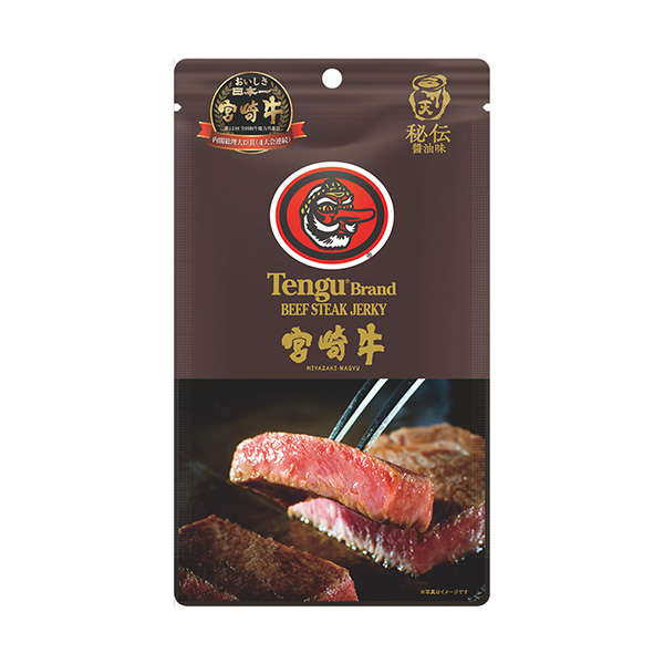 包裝設(shè)計欣賞牛排炸豬排＜宮崎牛原創(chuàng)秘傳醬油味＞ (鈴商) (圖1)