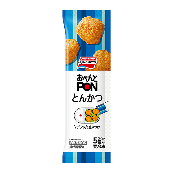 包裝設(shè)計欣賞便當(dāng)PON ＜炸豬排＞ (味精冷凍食品) (圖1)