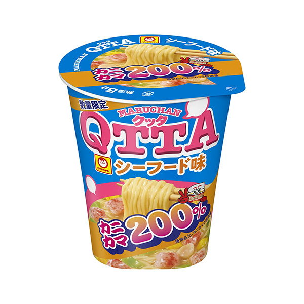 包裝設(shè)計欣賞MARUCHAN QTTA ＜海鮮味蟹200% ＞ (東洋水產(chǎn)) (圖1)