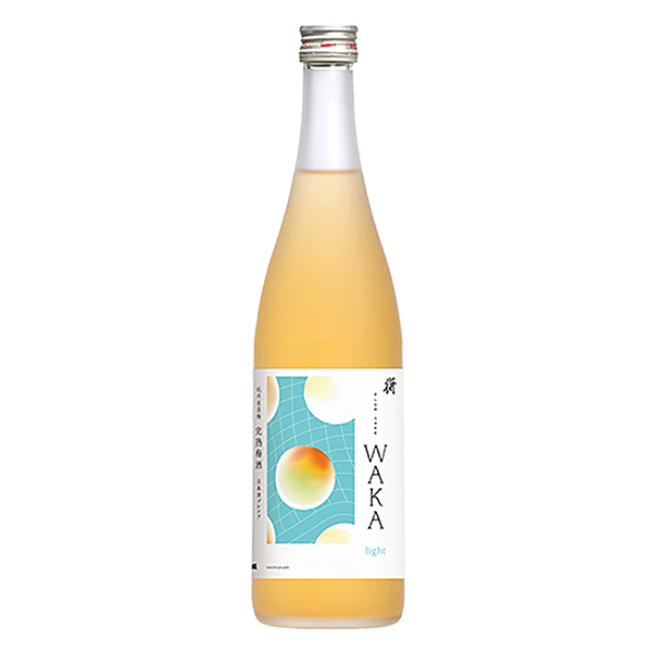 包裝設(shè)計(jì)欣賞日本盛WAKA熟透梅酒＜ light (日本酒混合) ＞ (日本盛) (圖1)