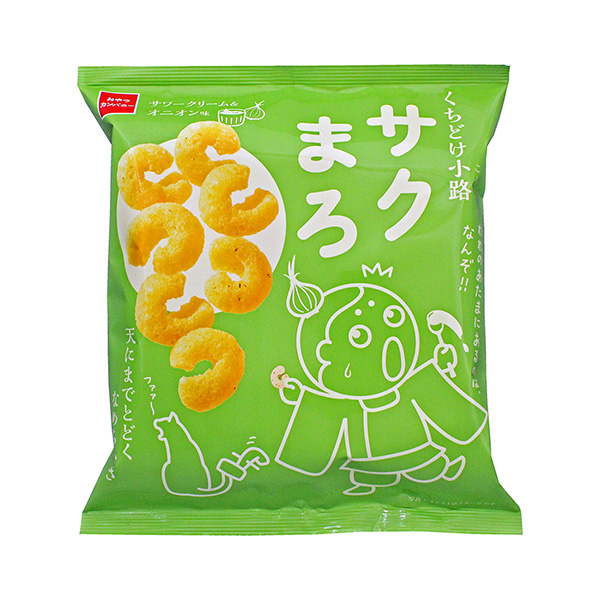 包裝設(shè)計(jì)欣賞小口小路櫻花味＜酸奶油洋蔥味＞ (點(diǎn)心公司) (圖1)