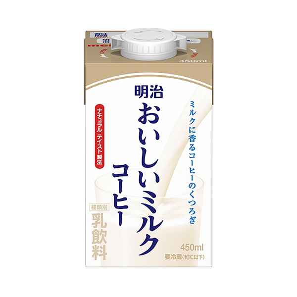 包裝設(shè)計(jì)欣賞明治美味＜牛奶咖啡＞ (明治) (圖1)