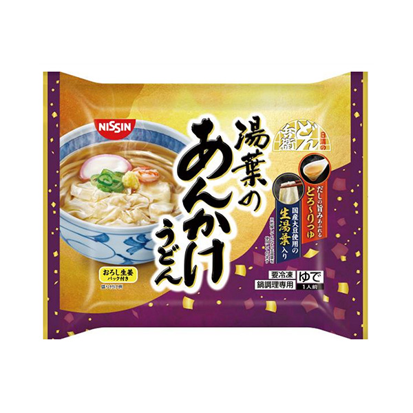 包裝設(shè)計(jì)欣賞冷凍日清的烏冬兵衛(wèi)＜豆腐皮燴面＞ (日清食品冷凍) (圖1)