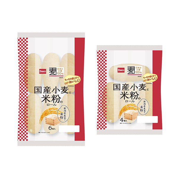 包裝設(shè)計(jì)欣賞國產(chǎn)小麥和米粉卷(敷島制面包) (圖1)